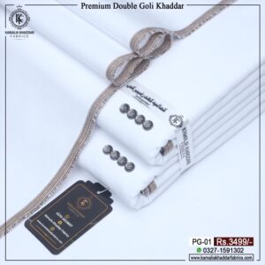 PREMIUM DOUBEL GOLI KHADDAR PG | 01