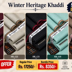 Pack Of 5 Heritage Khaddi | KK-506